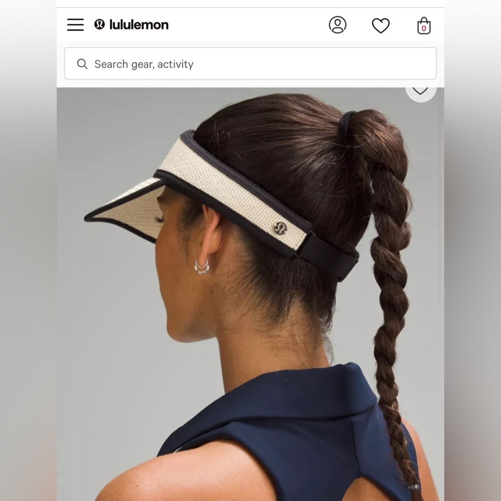 Lululemon Woven Visor NEW